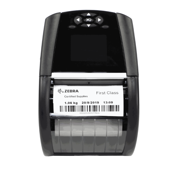 ZQ61-AUFAL04-00 - ZEBRA - ZQ610 Plus, Impresora móvil Impresora de Transferencia Directa ZQ610 Plus 2/48mm; English/Latin fonts,BT 4.x, Linered platen, 0.75 core, Group L, Belt clip