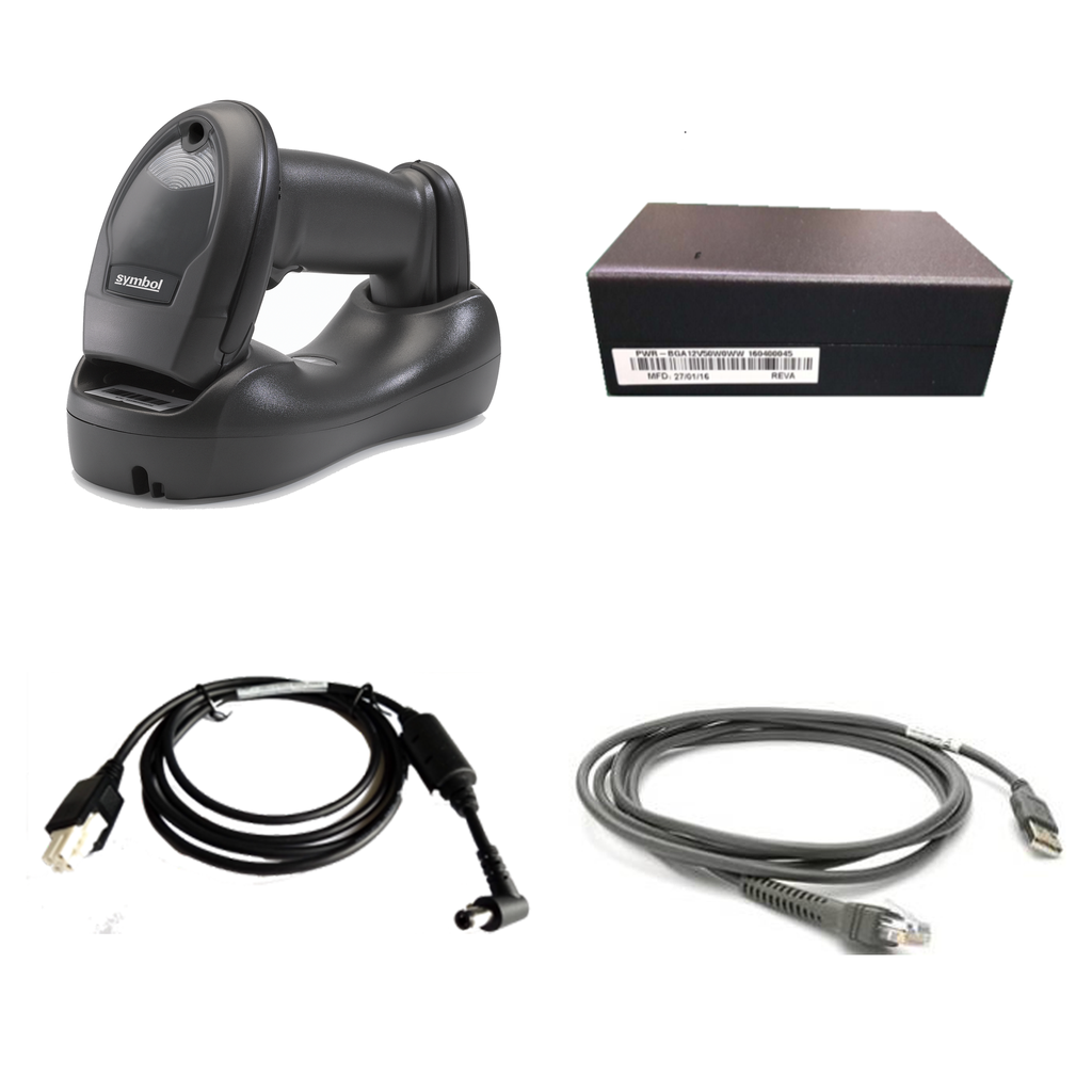 DESCONTINUADO - LI4278-PRBU2100AWR - ZEBRA - LI4278, Escáner portátil LI4278 Negro Presentation Cradle USB No Line Cord Kit: LI4278-SR20007WR Scanner, CBA-U21-S07ZBR Shielded USB Cable, CR0078-PC1F007WR Cradle, PWR-BGA12V50W0WW and CBL-DC-375A1-01 DC Line Cord
