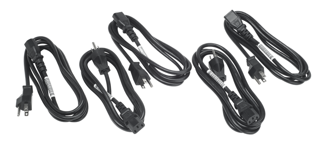 105950-079 - ZEBRA - Cable de poder KIT, 3-Prong Power Cord, 125V Japan C13 (quantity of 5)