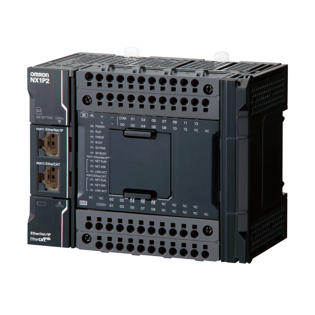 OMRON - NX1P 24IO 0Coord+4PTP Axes NPN