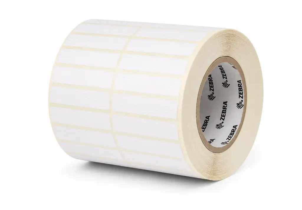 10014317-2000T ZEBRA - ROLLO DE ETIQUETA DE TRANSFERENCIA TERMICA ORIGINAL MARCA ZEBRA , MATERIAL Z-XTREME 2000T WHITE,MEDIDA 4"X 1.25", ROLLO CON 4413 ETIQUETAS, NUCLEO DE 3,  4 ROLLOS POR CAJA, PRECIO POR ROLLO 