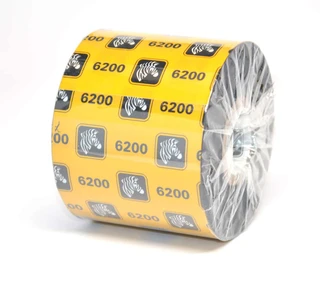LA08700BK08407 - Zebra - Ribbon de Resina, 84mm x 74m (3.31" x 243'), Modelo 8700 Resin para impresora Escritorio. 24 Ribbons/Caja