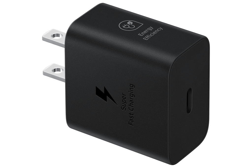 Samsung - Cargador 25W USB-C carga rápida negro