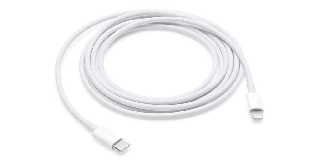 APPLE - Cable USB-C a Lightning 2 m, carga rápida oficial
