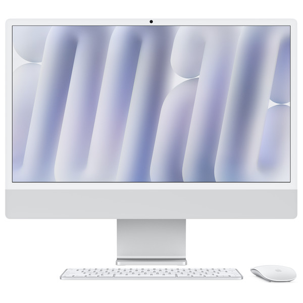 APPLE - iMac 24" 4.5K M4 10 CPU 10 GPU 16GB RAM 256GB SSD Plata MWUU3E/A