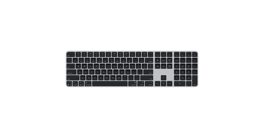 APPLE - Magic Keyboard con Touch ID y Teclado Numérico para Mac con Chip Apple, Inglés EE.UU., Teclas Negras