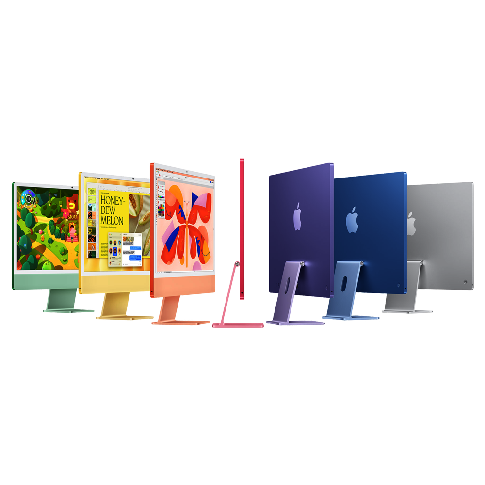 APPLE - iMac 24" 4.5K M4 8 CPU 8 GPU 16GB RAM 256GB SSD Rosa MWUG3E/A