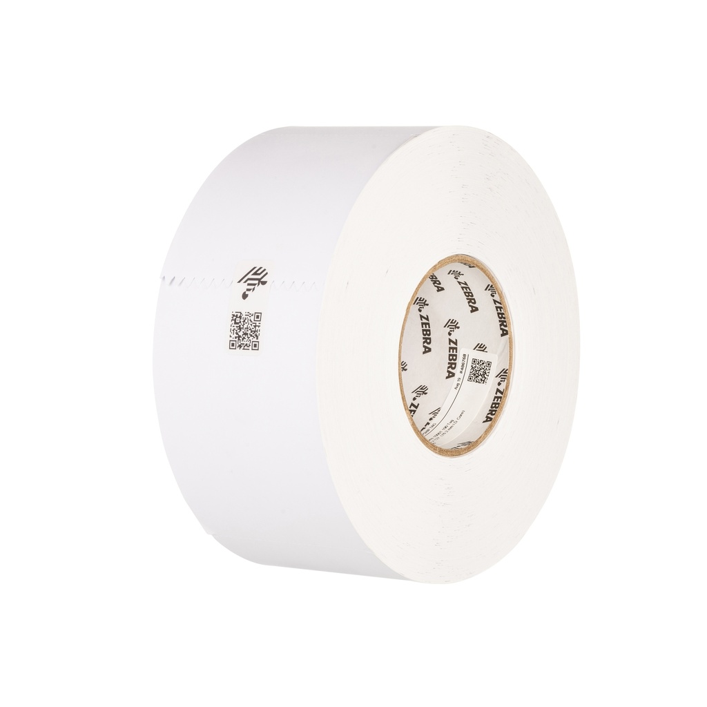 67850- ZEBRA - Tag 3.25"x7.38", T. Térmica. Papel Blanco, Z-Perform 1000T 7.5 mil Tag (Fanfold), para Impresora Industrial, 860/Rollo-, Perf. entre etiq., 1 al paso. Núcleo Fanfold".  Diámetro Fanfold". 4 Rollos/caja. Peso por caja 11.34 kg. 