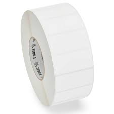10011692- ZEBRA - Etiqueta 1.25"x0.25", T. Térmica. Poliéster Blanco, Z-Ultimate 3000T, para Impresora Industrial, 15710/Rollo, con adhesivo Permanente, Sin perf. entre etiq., 1 al paso. Núcleo 3".  Diámetro 8". 4 Rollos/caja. Peso por caja 3.63 kg. Certificado UL/cUL Interiores/Exteriores, con ribbon 5095, 5100