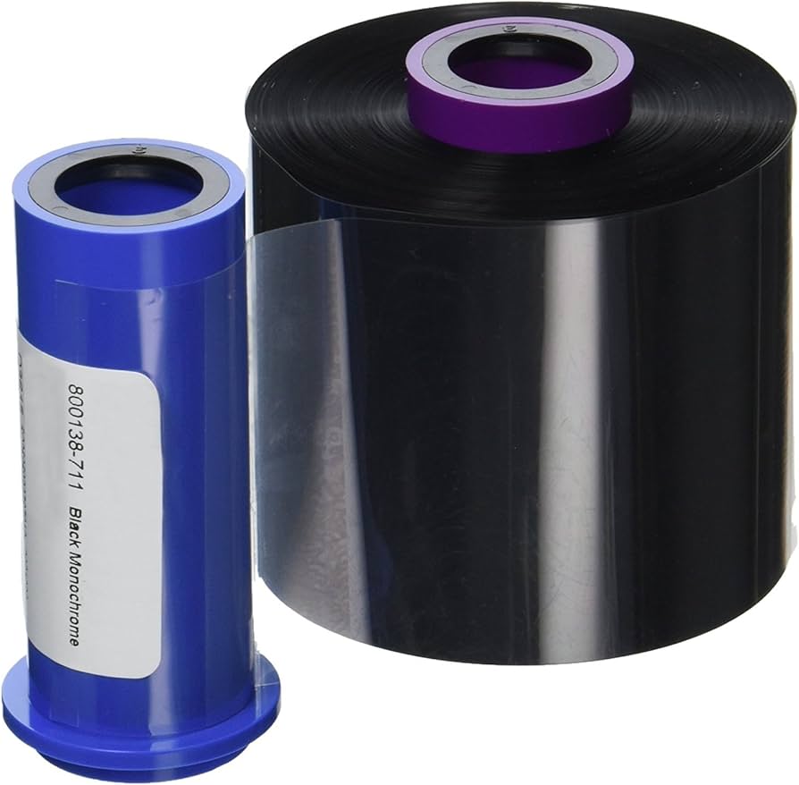 ZEBRA - ZEBRA IX SERIES MONOCHROME RIBBON FOR ZXP SERIES 7 BLACK, 5000 IMAGES