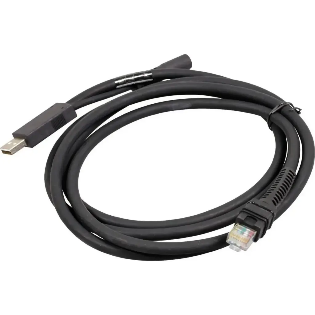 CBA-U42-S07PAR - ZEBRA - Cable USB Cable - Shielded USB: Series A Connector, 7ft. (2.1m), Straight, Supports 12V Power Supply