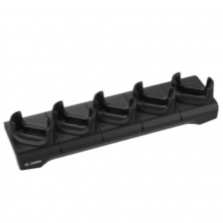 CRD-TC51-5SCHG-01 - ZEBRA - Base de carga Five-slot cradle kit for TC51 / TC56 devices. Includes shims, power supply (PWR-BGA12V108W0WW), and DC cable (CBL-DC-381A1-01). Country-specific AC cable is sold separately.