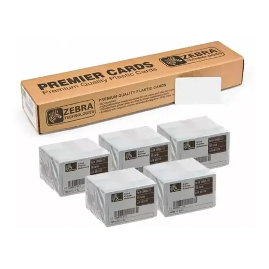 104523-111 ZEBRA - ZEBRA TARJETAS DE PVC, (500 CARDS)