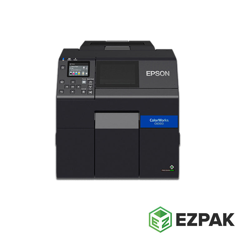 C31CH76101 – Epson – Impresor de etiquetas, Modelo ColorWorks CW-C6000AU, Inyección, 1200 x 1200DPI, Ethernet/USB, Negro. No incluye Tinta Negra