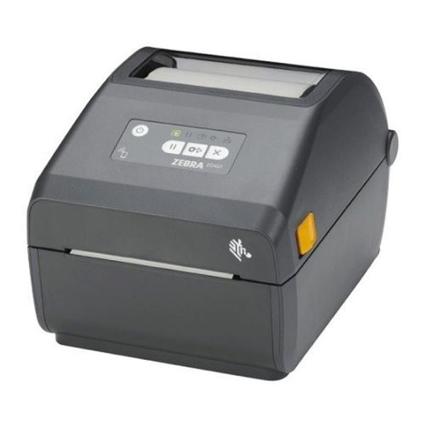ZD4A042-301E00EZ - ZEBRA - ZD421t, Impresora de escritorio Impresora de Transferencia Térmica (74/300M) ZD421; 203 dpi, USB, USB Host, Ethernet, BTLE5, US Cord, Swiss Font, EZPL