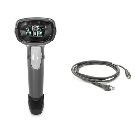 [DS2208-SR00006ZZWW] DS2208-SR00006ZZWW - ZEBRA - DS2208, Escáner portátil DS2208: Area Imager, Standard Range, Corded, Nova White