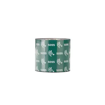 [05095BK06030] 05095BK06030 - Zebra - Ribbon de Resina, 60mm x 300m (2.36" x 984'), Modelo 5095 Alto Rendimiento para impresora Industrial . 6 Ribbons/Caja