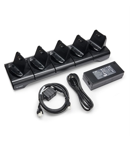 [CRD-MPV-5SC2US1-01] CRD-MPV-5SC2US1-01 - ZEBRA - Dock, base y cargador 5-slot docking cradle, ZQ210 (US)