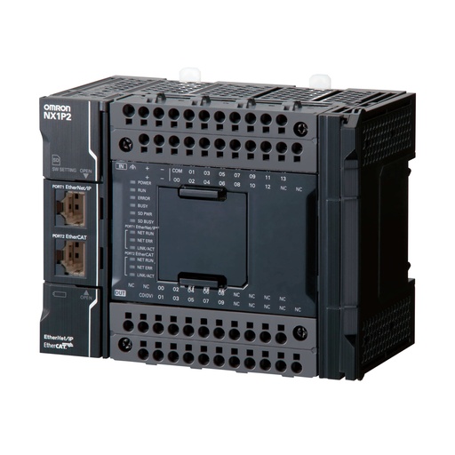 [NX1P29024DT1] OMRON - NX1P 24IO 0Coord+4PTP Axes PNP