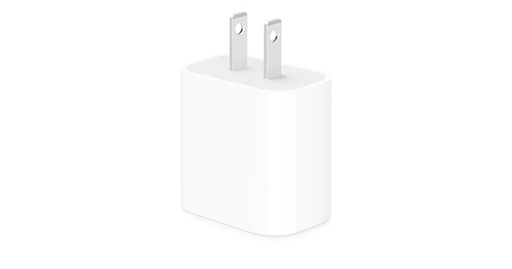 [MWVV3AM/A] APPLE - Adaptador de Corriente USB-C 20 W, Compatible con iPhone, iPad, AirPods y Apple Watch, Modelo MWVV3AM/A
