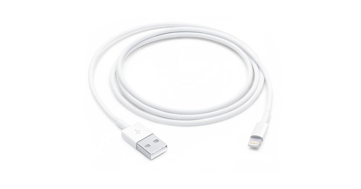 [MUQW3AM/A] APPLE - Cable Lightning a USB 1 Metro Transferencia de Datos para iPhone iPad Blanco MUQW3AM/A