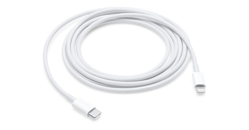 [MW2R3AM/A] APPLE - Cable USB-C a Lightning 2 m, carga rápida oficial
