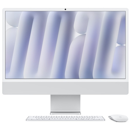 [MWUV3E/A] Apple - iMac 24" 4.5K M4 10 núcleos CPU/10 GPU, 16GB RAM, 512GB SSD, WiFi 6E, Teclado Español, Plata