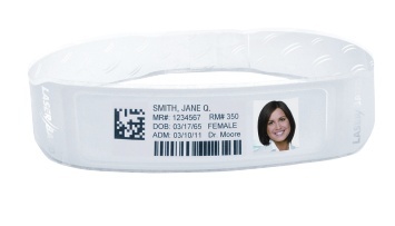 [LB2-PED-L3] ZEBRA - WRISTBANDS/LABELS/TAGS, PAPER/PET, 8.5"X11" (216X279MM); LASER, LASERBAND 2 ADVANCED, ADHESIVE CLOSURE, PEDIATRIC/INFANT, HOLE PUNCHED, 1000 SHEETS/BOX