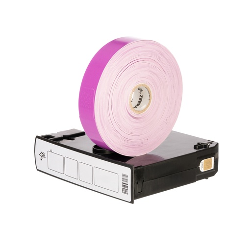[10012713-7K] 10012713-7K- ZEBRA - Brazalete 1"x10", T. Directa. Polipropileno Morado, Z-Band Fun Cartucho de Brazaletes (Morado), para Impresora de Escritorio, 350/Paquete, con adhesivo Permanente, Perf. entre etiq.,    6 Paquetes/caja. Peso por caja 2.72 kg. 