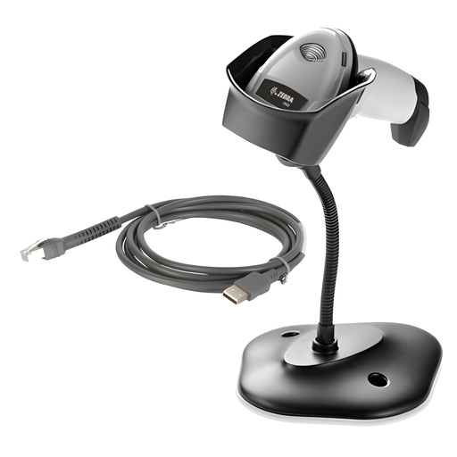 [DS2208-SR6U2100AZW] DS2208-SR6U2100AZW - ZEBRA - DS2208, Escáner portátil DS2208-SR WHITE USB KIT: DS2208-SR00006ZZWW SCANNER, CBA-U21-S07ZBR SHIELDED USB CABLE