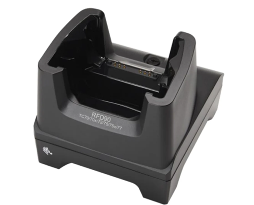 [CR90-1S0T-TC2-M-01] ZEBRA RFD90, 1 Device Slot/0 Toaster Slots, Communication Cradle with support for TC21/26. Requires Power Supply (PWR-BGA12V50W0WW), DC Line Cord (CBL-DC-388A1-01), and Country Specific Line Cord.