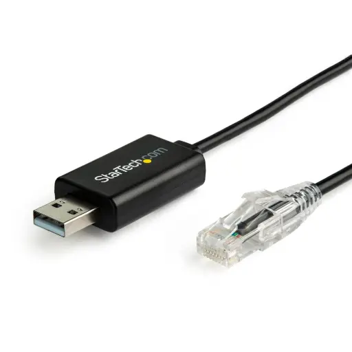 [ICUSBROLLOVR] STARTECH - CONSIG STARTECH.COM CABLE ADAPTADOR USB DE 1.8 M PARA CONSOLA CISCO – 460 KBPS - ADAPTADOR USB A RJ45 - EXTREMO SECUNDARIO: 1 X RJ-45 NETWORK - MALE – 460 KBIT/S - NÍQUEL CONECTOR CHAPADO - 28 AWG - NEGRO