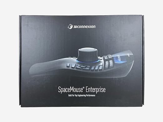 3Dconnexion-SpaceMouse Enterprise (3DX‑700056) – Ratón 3D Profesional USB, 31 Teclas Programables, Negro, Ambidiestro, Compatible PC/Mac