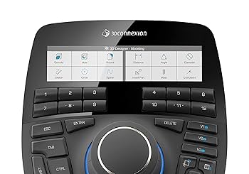 3Dconnexion-SpaceMouse Enterprise (3DX‑700056) – Ratón 3D Profesional USB, 31 Teclas Programables, Negro, Ambidiestro, Compatible PC/Mac