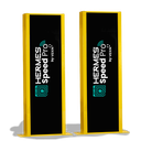 Hermes Speed Pro RFID – Integración Llave en Mano de Portal de Radiofrecuencia, incluye lámina de acero al carbón, placa a piso 3/16” con 4 barrenos de anclaje a piso de 1/2”, tubo rolado de 2.5 mts en color negro Coloplast, medidas aproximadas 2.45 m de altura x 38 cm de ancho x 14 cm de fondo en calibre 18, recubrimiento con fondo anticorrosivo y pintura automotriz, tiempo de entrega 2 semanas a partir de la autorización del cliente y garantía de 2 meses.