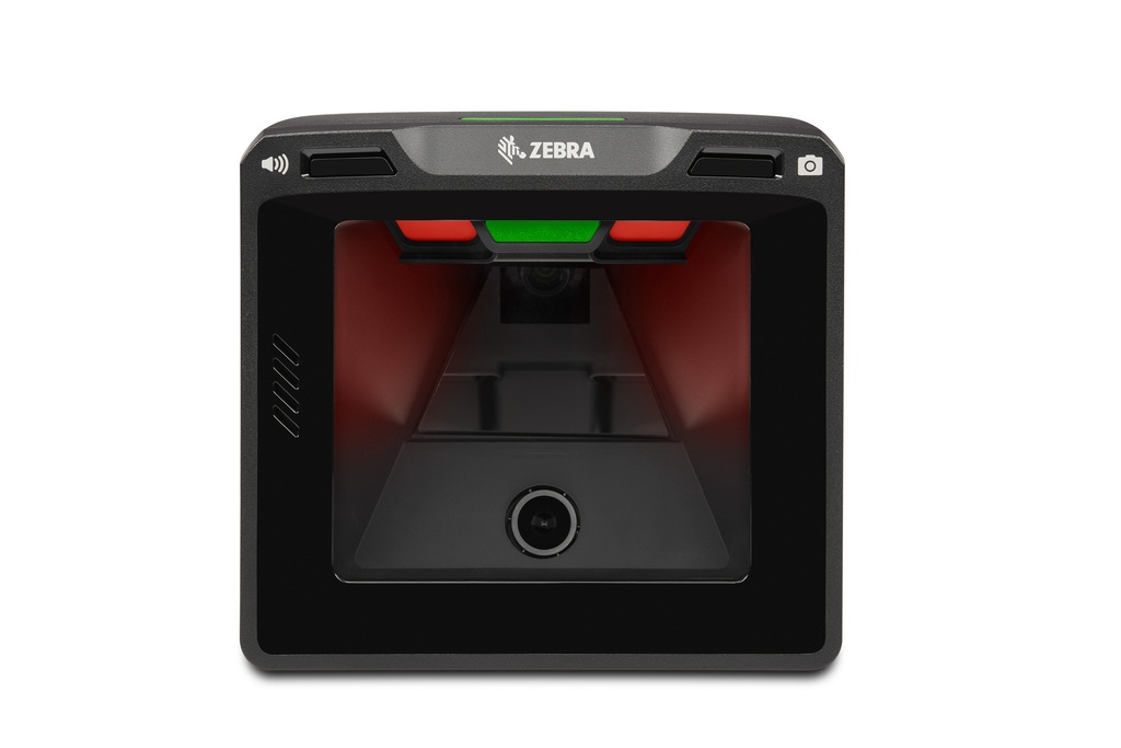 ZEBRA - SP7208: Single Plane, Horizontal, Multi-Interface, AUX Port, Standard Range, Midnight Black, Sensormatic EAS, Diamond-like Glass