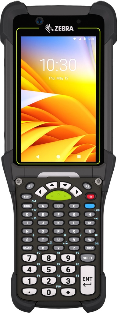 MC9401-0G1J6BSS-A6 - ZEBRA - MC9400, Computadora móvil con teclado MC94, LAN, WIFI 6E, Tipo Pistola, Bluetooth, NFC, Pantalla 4.3", Vibrator, Android GMS, SE4770 Imager, 6GB RAM / 128GB UFS, 34 Key, 7000mAh Standard Battery, Rest of World