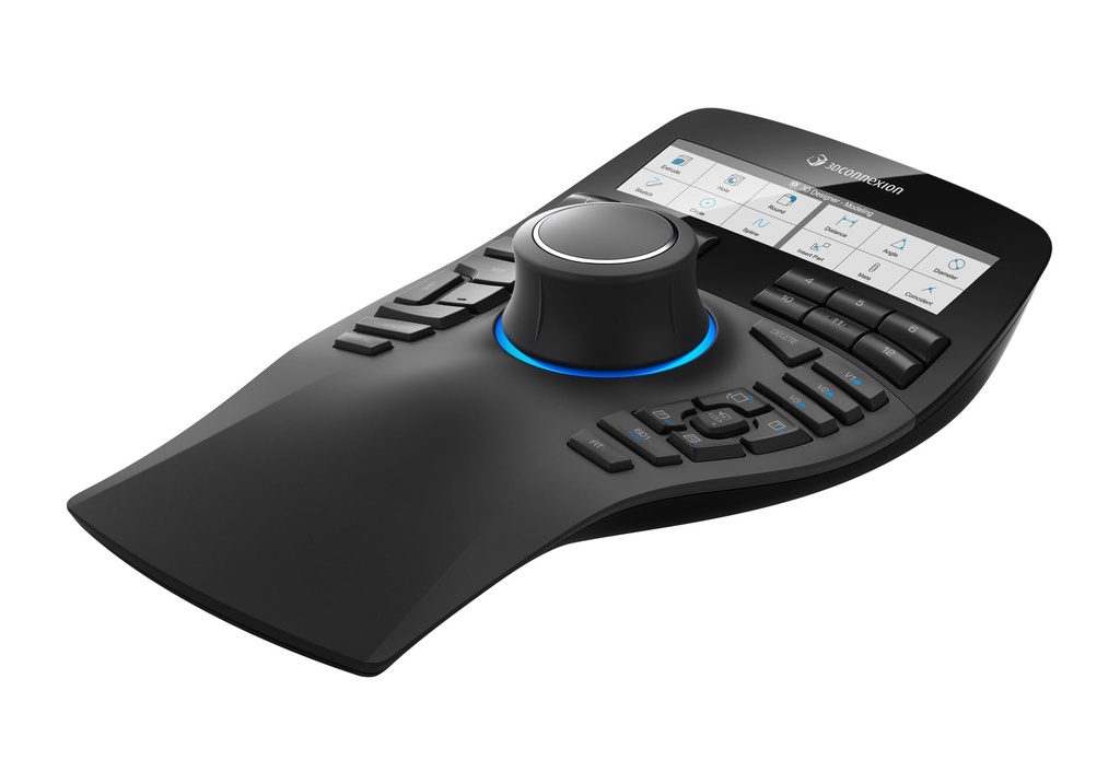 3DX-700135 - 3DCONNEXION - SpaceMouse ® Enterprise Kit 2 Professional – Ratón 3D con CadMouse Pro, 31 Botones Programables, USB, Negro Mate, Compatible con PC y Mac