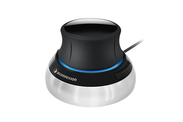 3DX‑700059 - 3DCONNEXION- SpaceMouse ® Compact  – Ratón 3D profesional con sensor 6DoF, USB, diseño ambidiestro y portátil