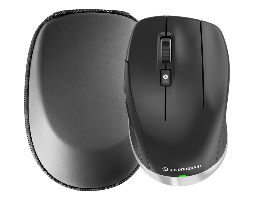 3DX‑700118 -3DCONNEXION - CadMouse ® Compact Wireless  – Ratón CAD inalámbrico compacto, 7 botones, para movilidad