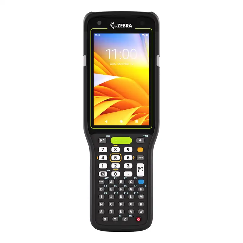 MC3401-0S1R63SS-A6 - ZEBRA - Computadoras móviles MC34, LAN, WIFI 6E, Straight Shooter, Bluetooth, NFC, 4.0 Display, Vibrator, Android GMS, SE58 Imager, 5MP FF + 13MP RF Camera, 6GB RAM / 128GB UFS, 38 Key, 7000mAh Standard Battery, Rest of World