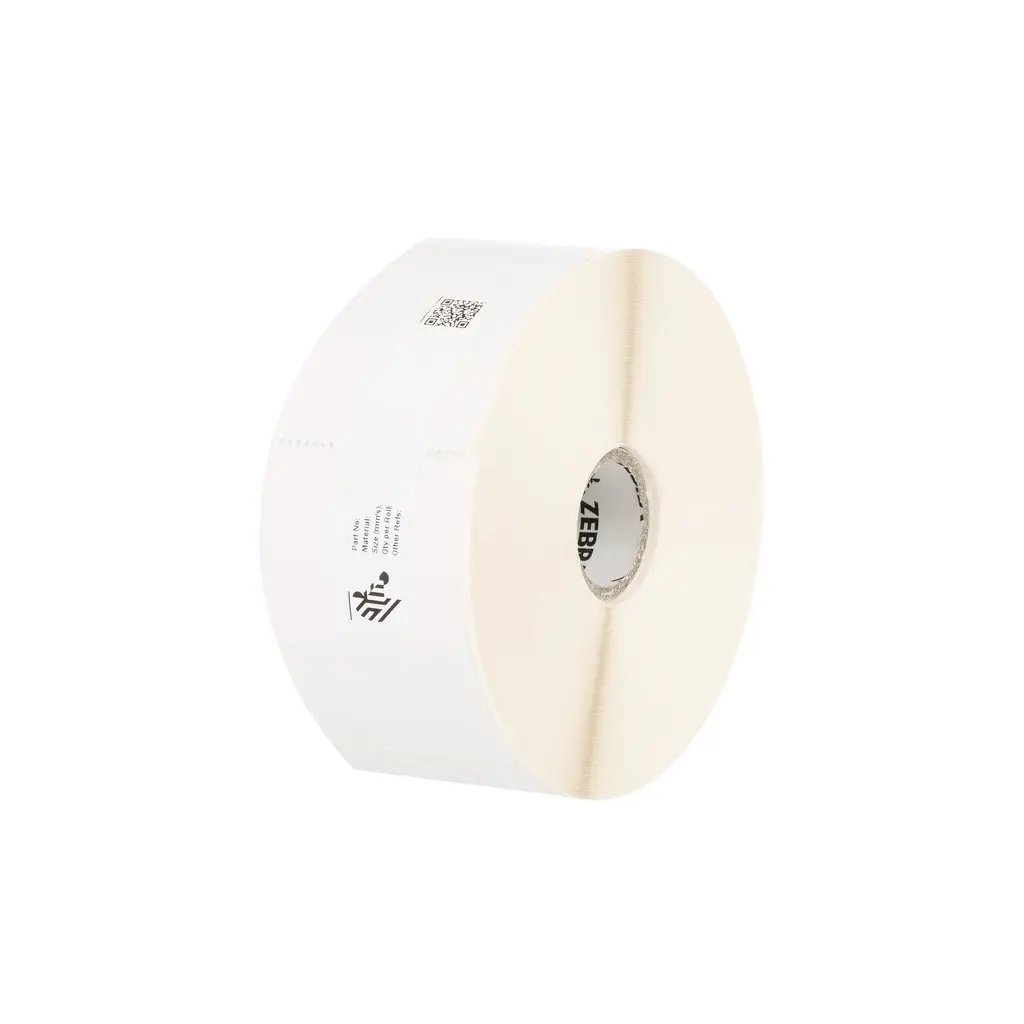 ZIPZED10045199 - ZEBRA - Etiqueta 2"x1", T. Térmica. Papel Blanco, Z-Essentials 400T, para Impresora de Escritorio , 3133/Rollo, con adhesivo Permanente, Perf. entre etiq., 1 al paso. Núcleo 1.". Diámetro 5.". 6 Rollos/caja. Peso por caja 0.86.