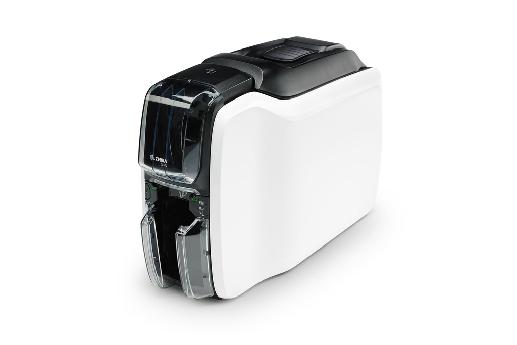 ZC11-000C000LA00 - ZEBRA - ZC100, Impresora de Credenciales Printer ZC100, Single Sided, US Cord, USB & Ethernet, Windows Driver