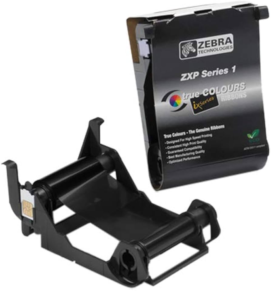 ZEBRA - ZEBRA LOAD-N-GO MONOCHROME RIBBON FOR ZXP SERIES 1 BLACK, 1000 IMAGES