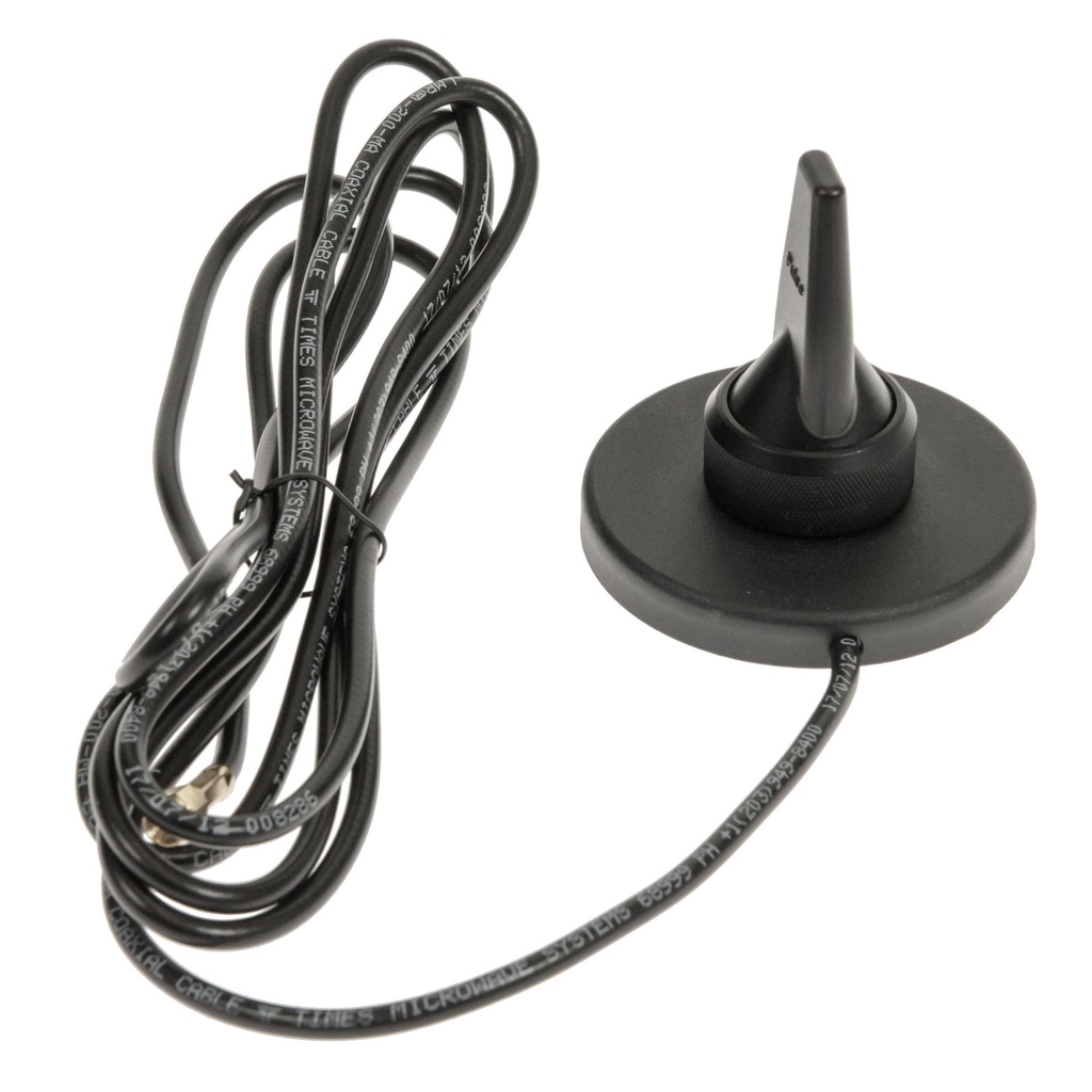 Antenna, dual band, 802.11 a/b/g/n, 2 dBi, RPSMA connector, magnetic mount, 2.9m