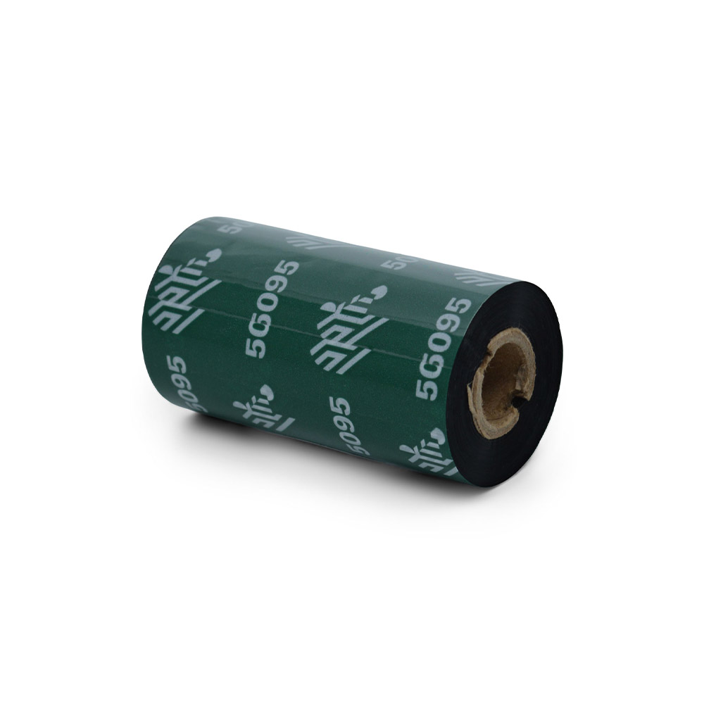 Resin Ribbon, 56mmx74m (2.2inx242ft), 5095; High Performance, 12mm (0.5in) core, 12/box