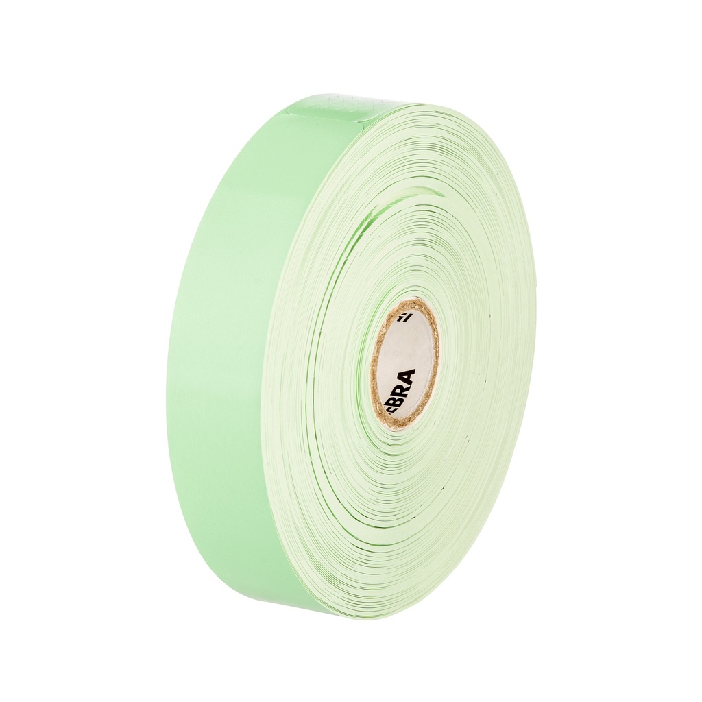 10012718-4- ZEBRA - Brazalete 1"x10", T. Directa. Polipropileno Verde, Z-Band Splash (Verde), para Impresora de Escritorio, 350/Rollo, con adhesivo Permanente, Perf. entre etiq.,    4 Rollos/caja. Peso por caja 1.81 kg. 