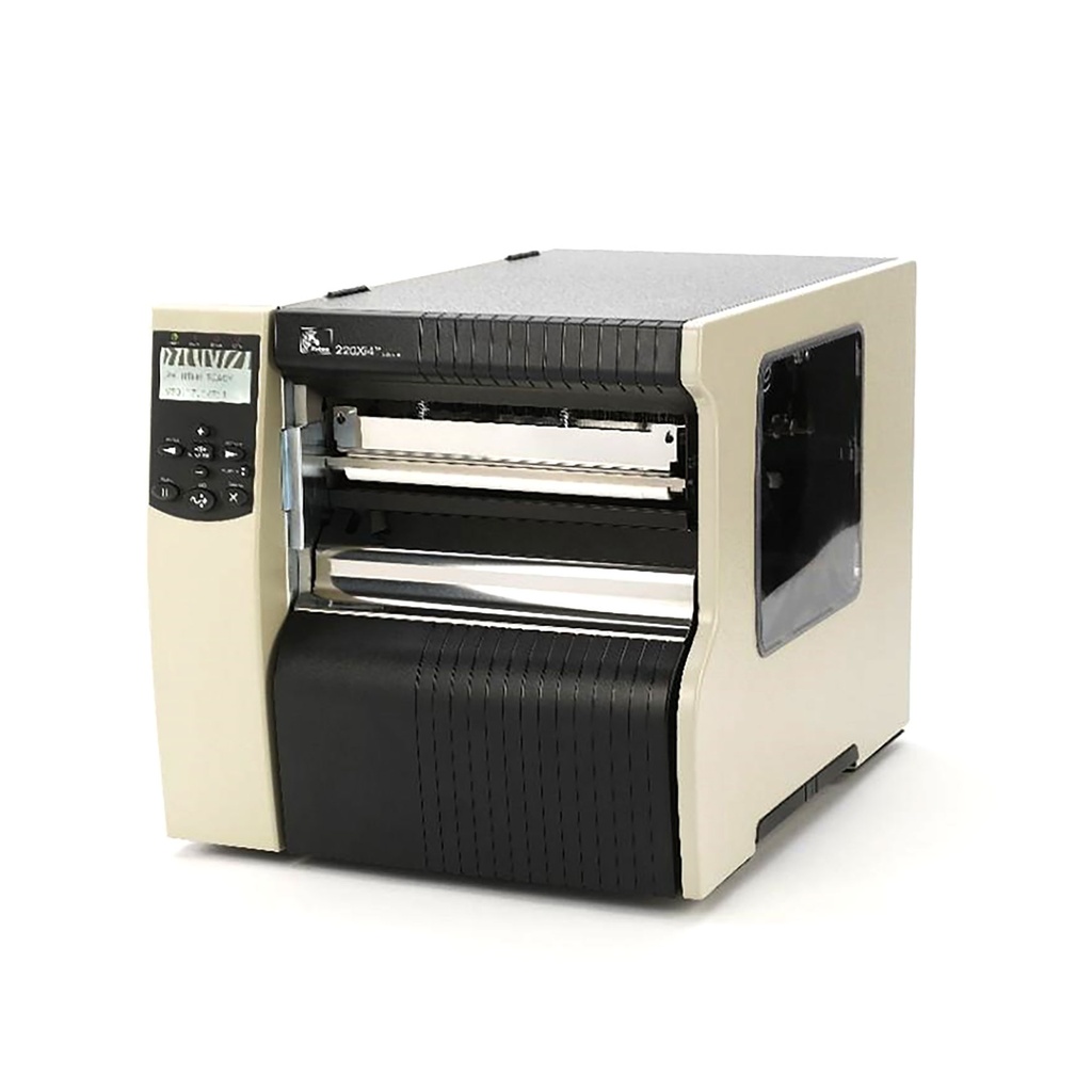 223-801-00200 - ZEBRA - 220Xi4, Impresora industrial Impresora de Transferencia Térmica 220Xi4; 300dpi, US Cord, Serial, Parallel, USB, Int 10/100, Rewind with Peel