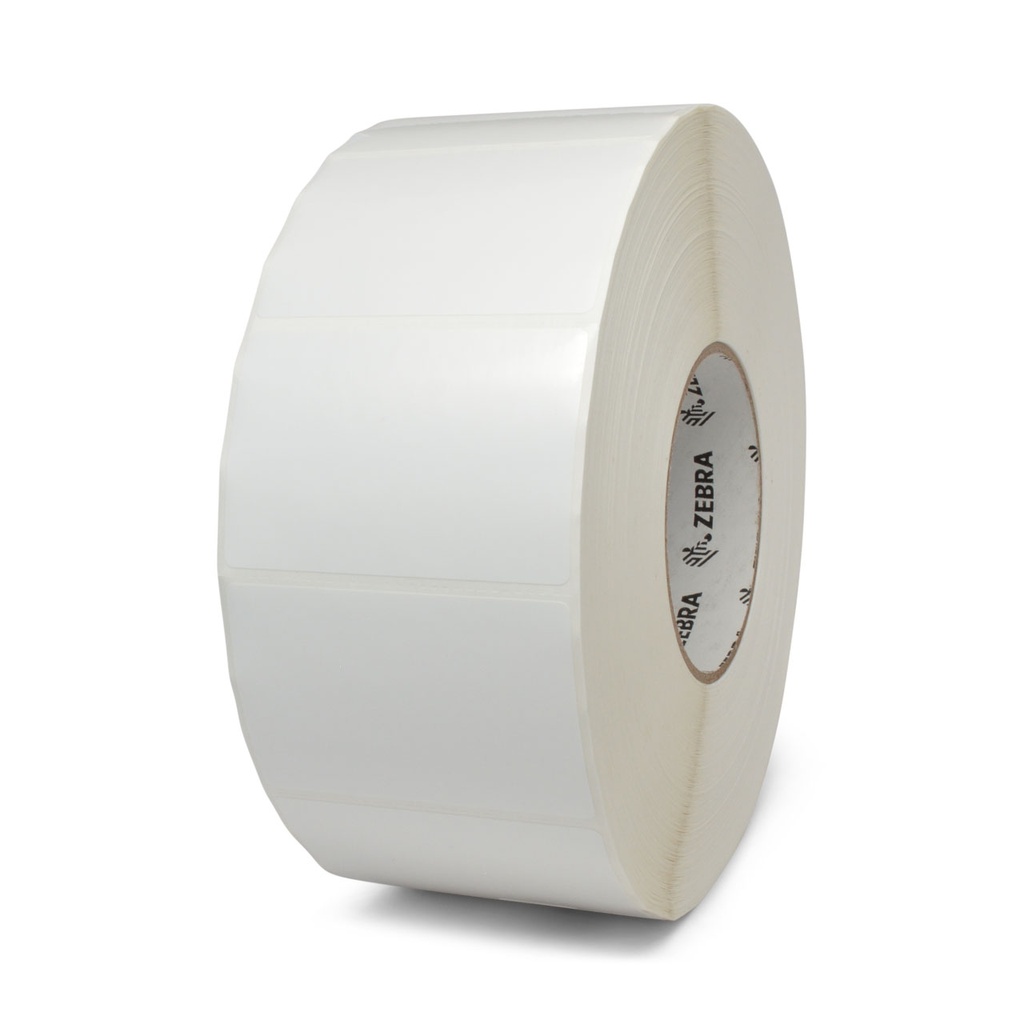 Label, Polyester, 3x2in (76.2x50.8mm); TT, Z-Ultimate 2000T White, Value Coated, Permanent Adhesive, 3in (76.2mm) core, 2950/roll, 4/box, Plain