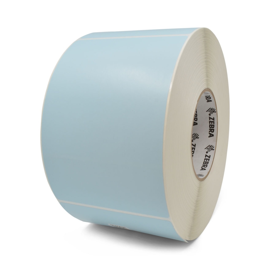 10006208- ZEBRA - Etiqueta 4"x6", T. Térmica. Papel Azul, Z-Perform 2000T (Azul), para Impresora Industrial, 1000/Rollo, con adhesivo Permanente, Perf. entre etiq., 1 al paso. Núcleo 3".  Diámetro 8". 4 Rollos/caja. Peso por caja 12.25 kg. 